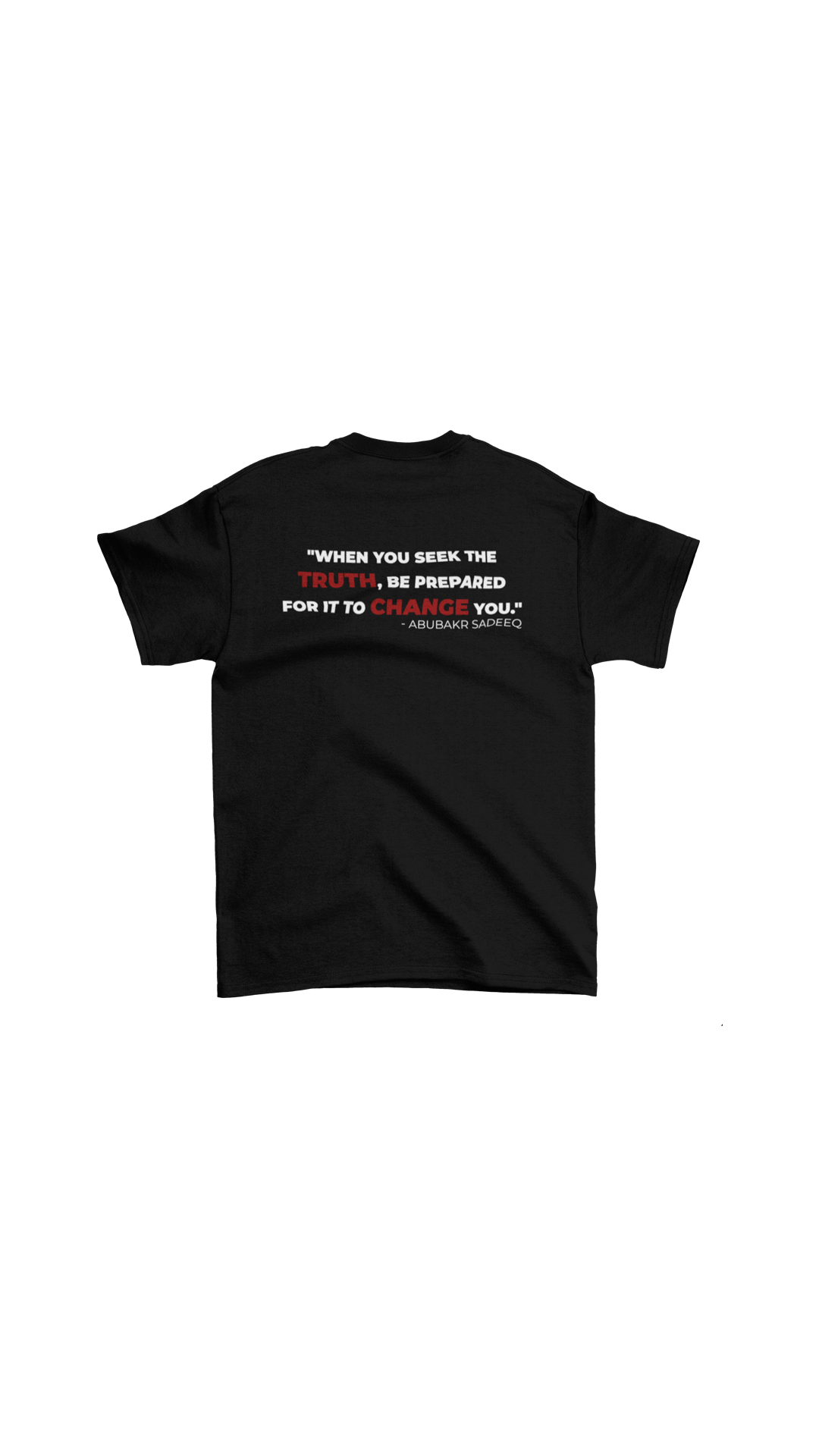 Naseeha Series – Drop 1: “Truth Changes You” tee