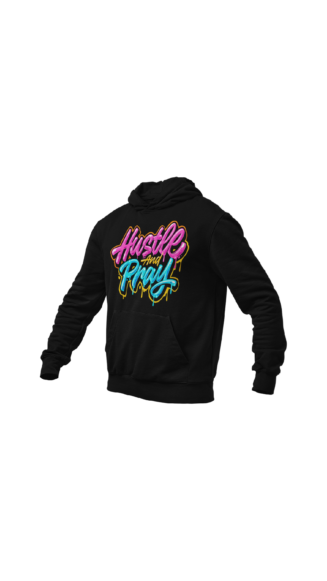 "Hustle and Pray Graffiti" hoodie