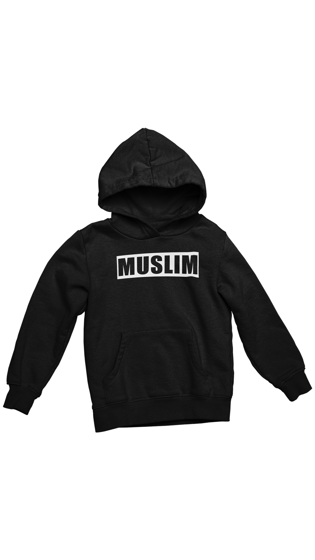 "MUSLIM" (puff print) youth hoodie