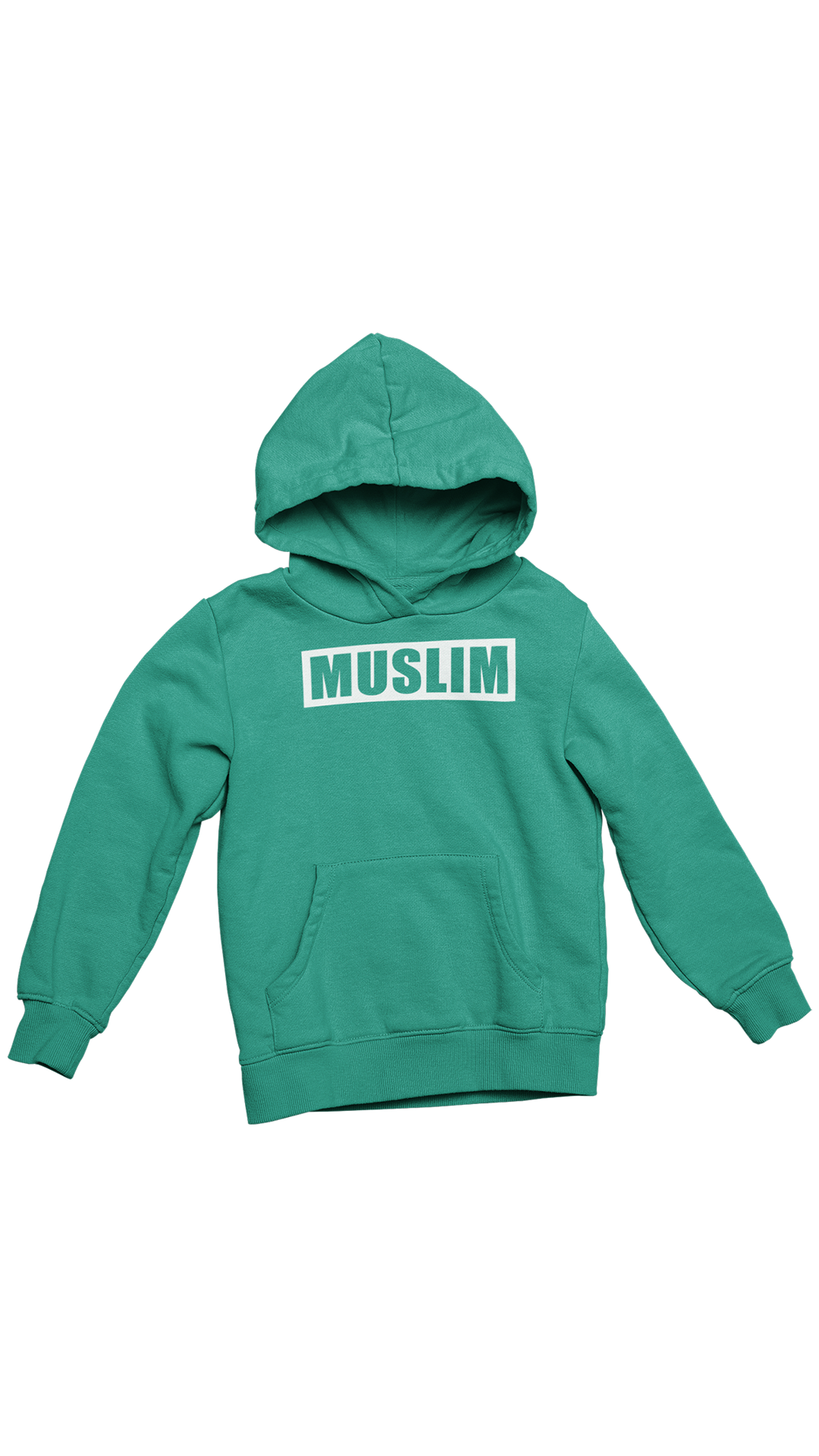 "MUSLIM" (puff print) youth hoodie