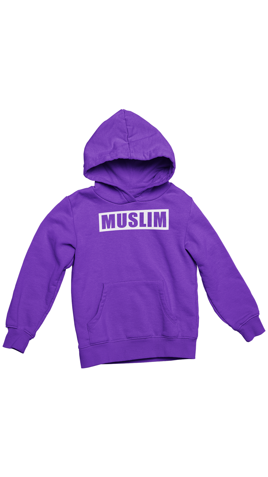 "MUSLIM" (puff print) youth hoodie