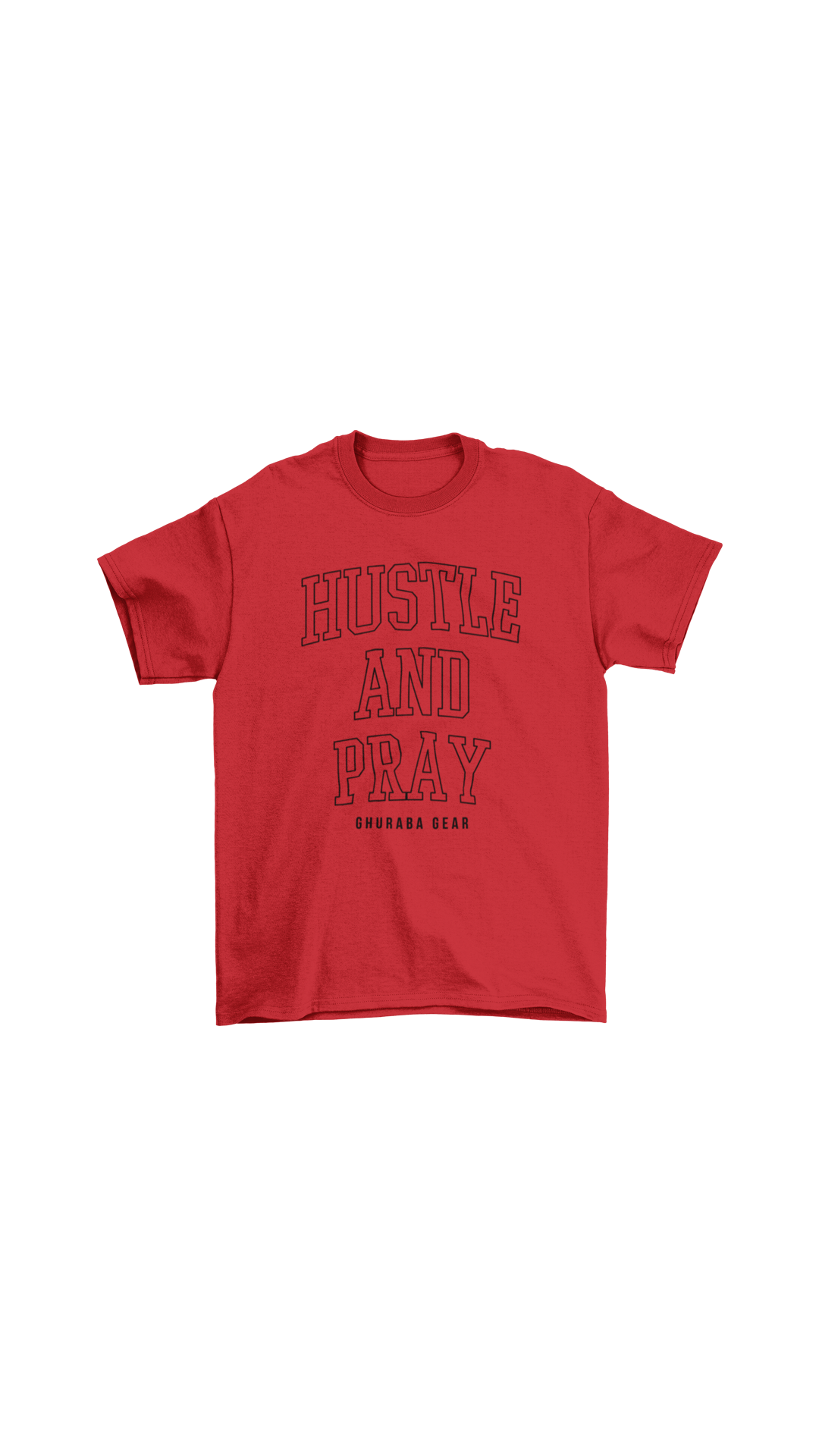 "Hustle And Pray" Collegiate tee