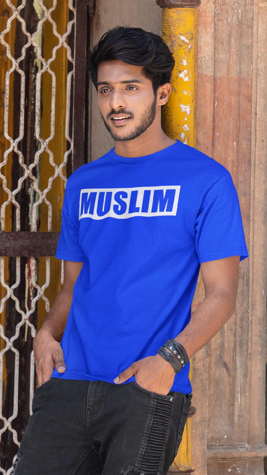 "MUSLIM" (puff print) tee