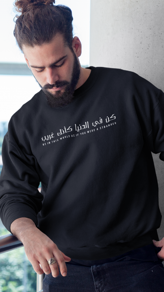 "Be In This World" Arabic crewneck