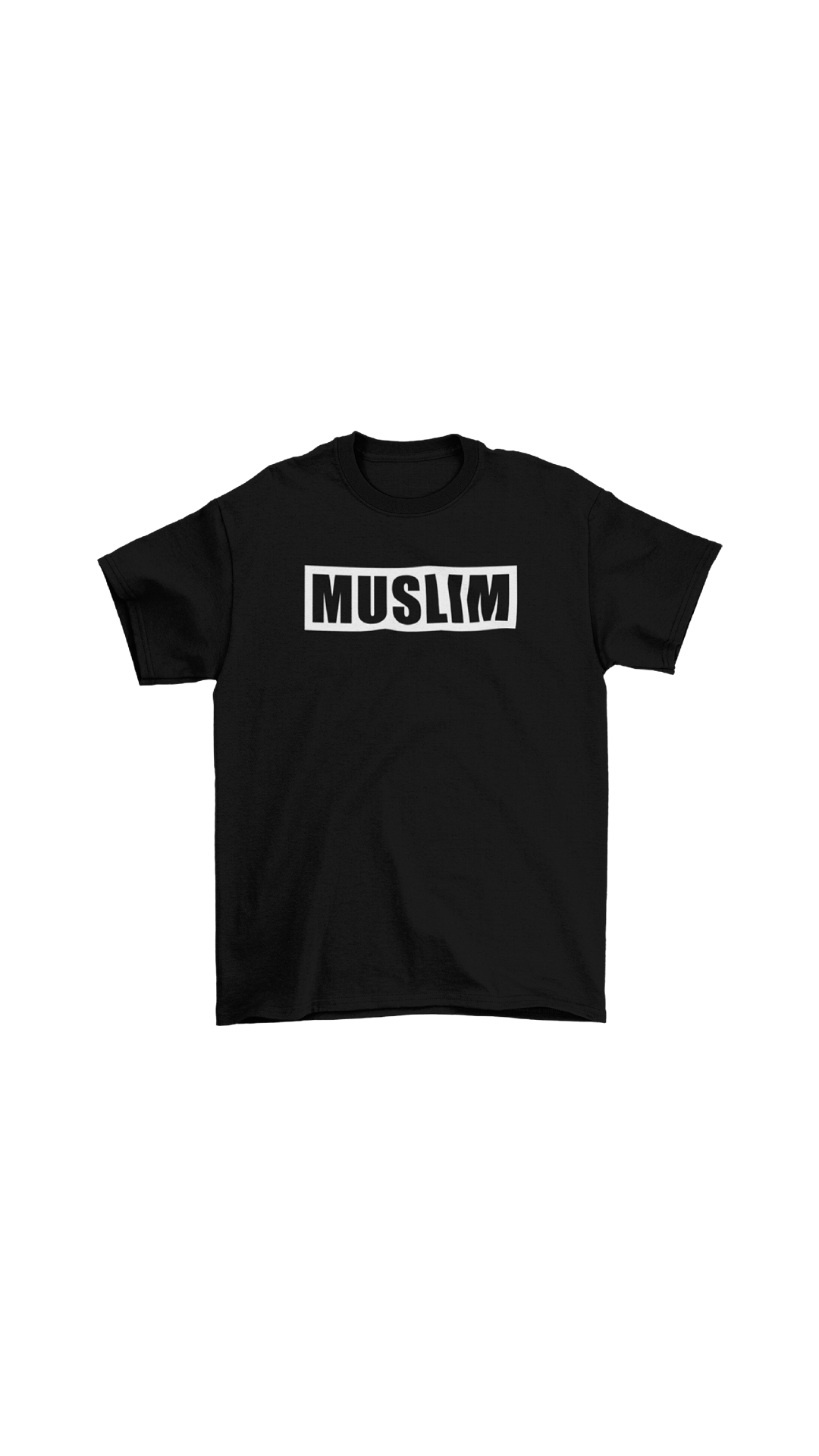 "MUSLIM" (puff print) tee