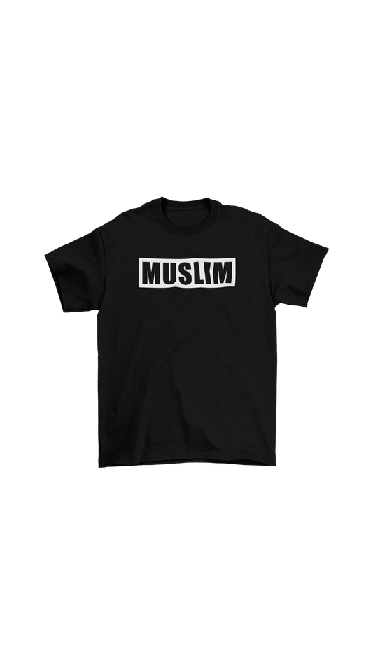 "MUSLIM" (puff print) tee