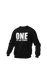 "ONE" crewneck