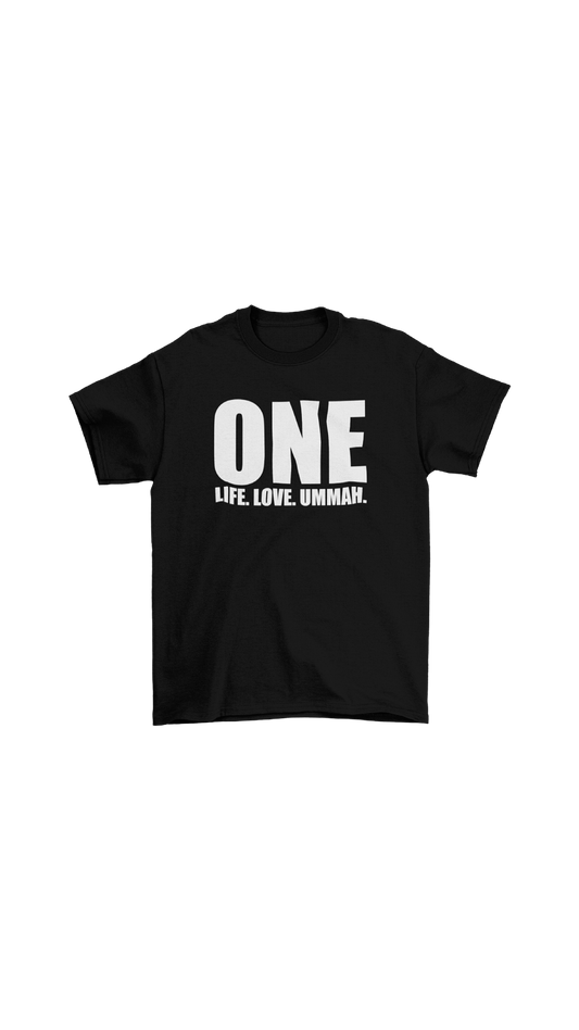 "ONE" tee