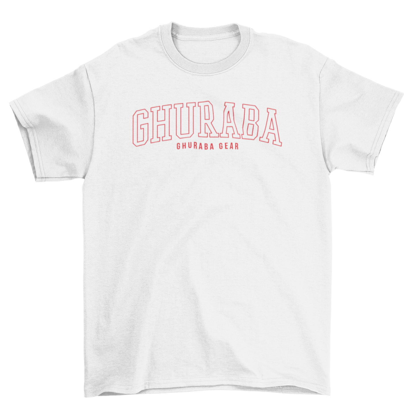 "GHURABA" Collegiate tee (puff print)