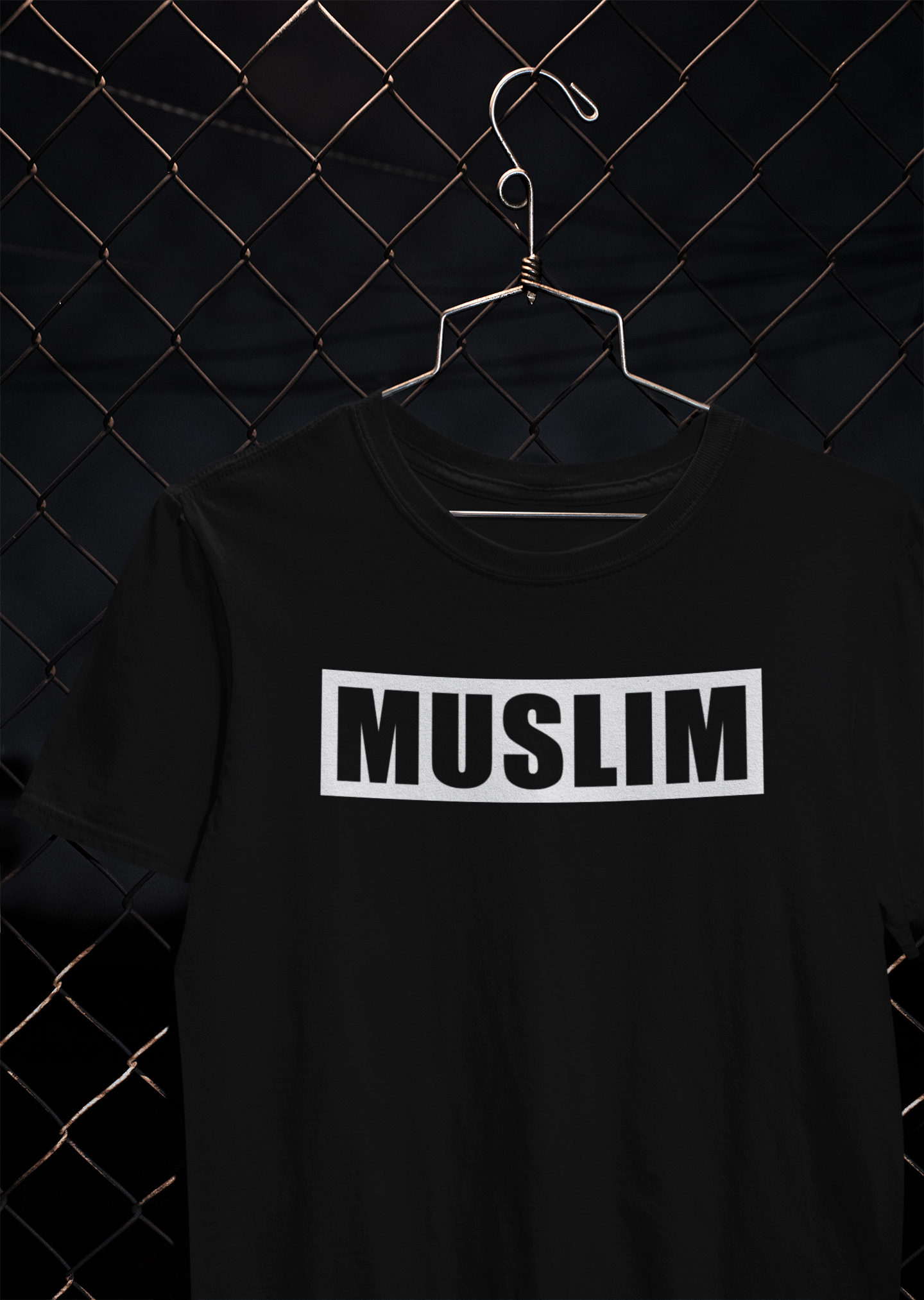 "MUSLIM" (puff print) tee